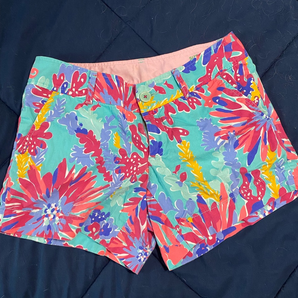 Lilly Pulitzer Colorful Floral Women's Shorts